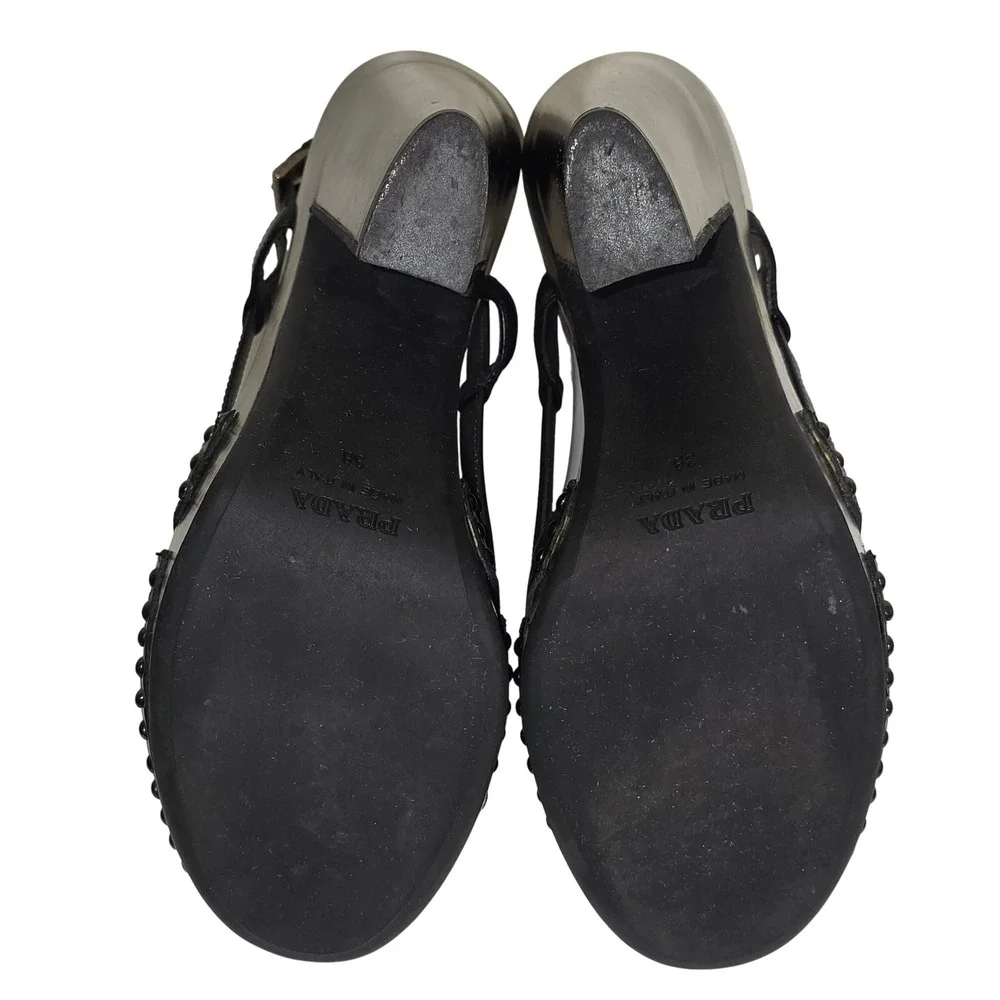Prada platform slingback